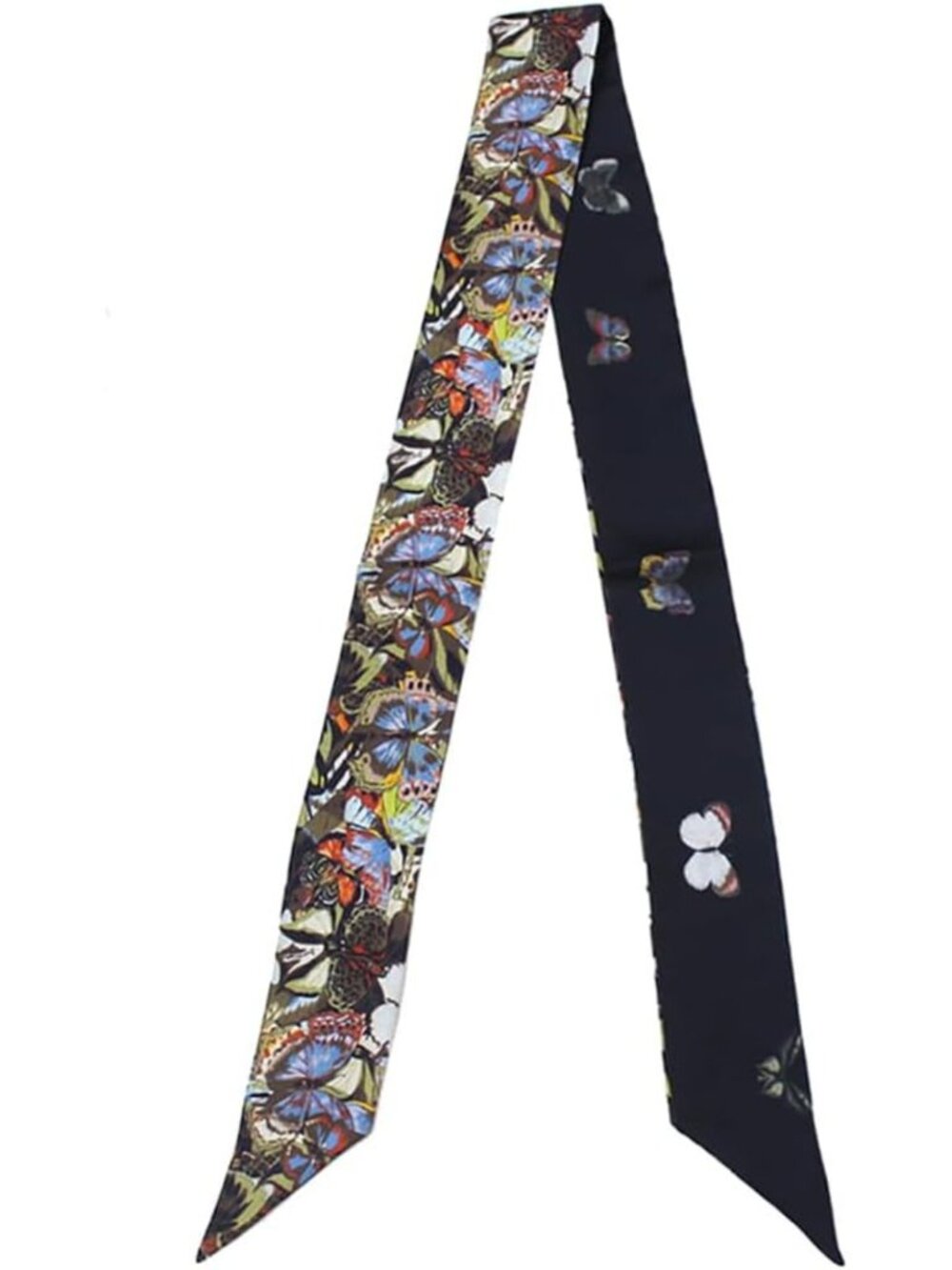 100% Mulberry Silk Scarf for Women - Versatile Hair Ribbon, Handbag Tie